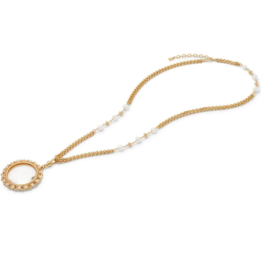 The Met Store Philippine Pearl Magnifier Pendant Necklace* Necklaces