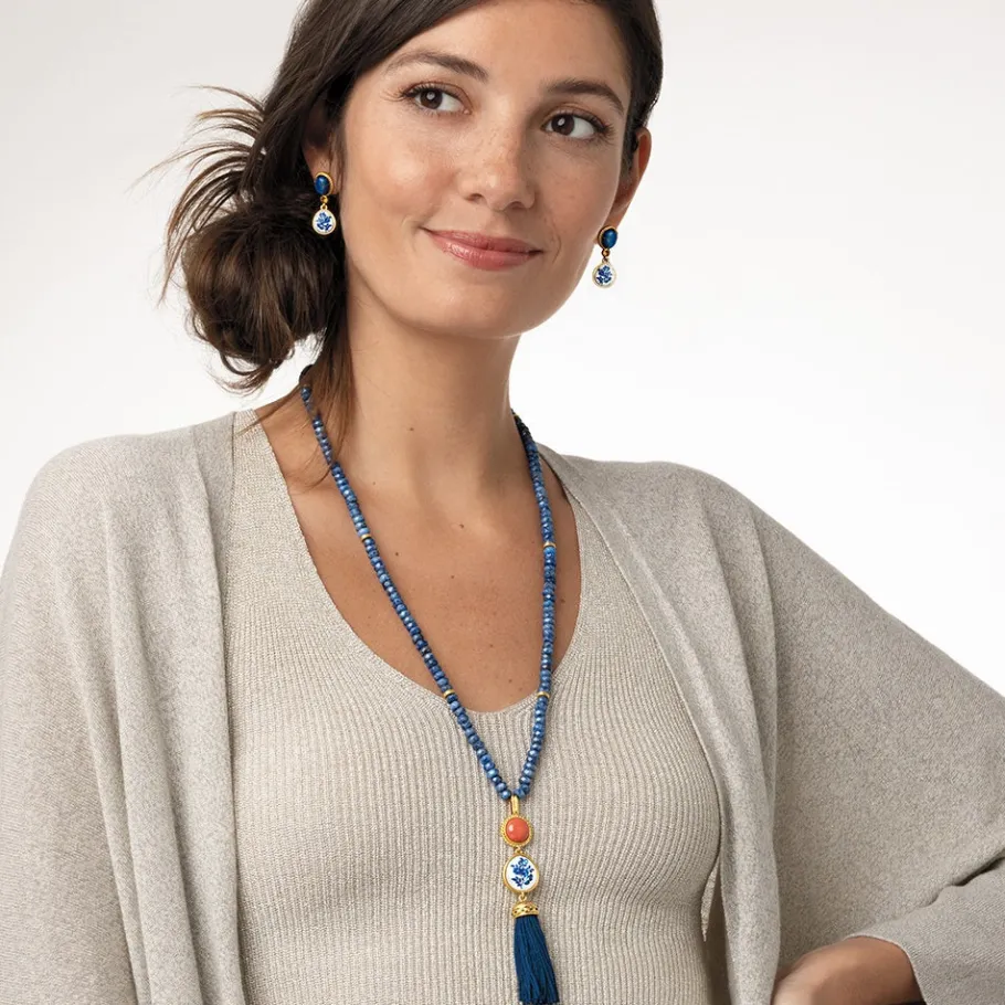 The Met Store Qing Bottle Floral Drop Earrings* Earrings