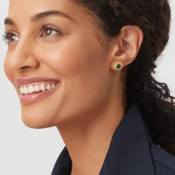 The Met Store Roman Malachite Stud Earrings* Earrings