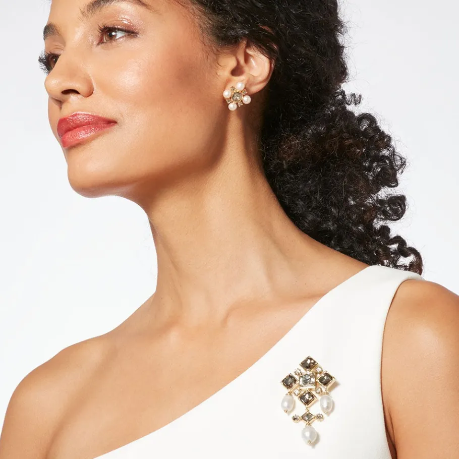 The Met Store Royal Tudor Pearl Chandelier Brooch* Pins & Brooches