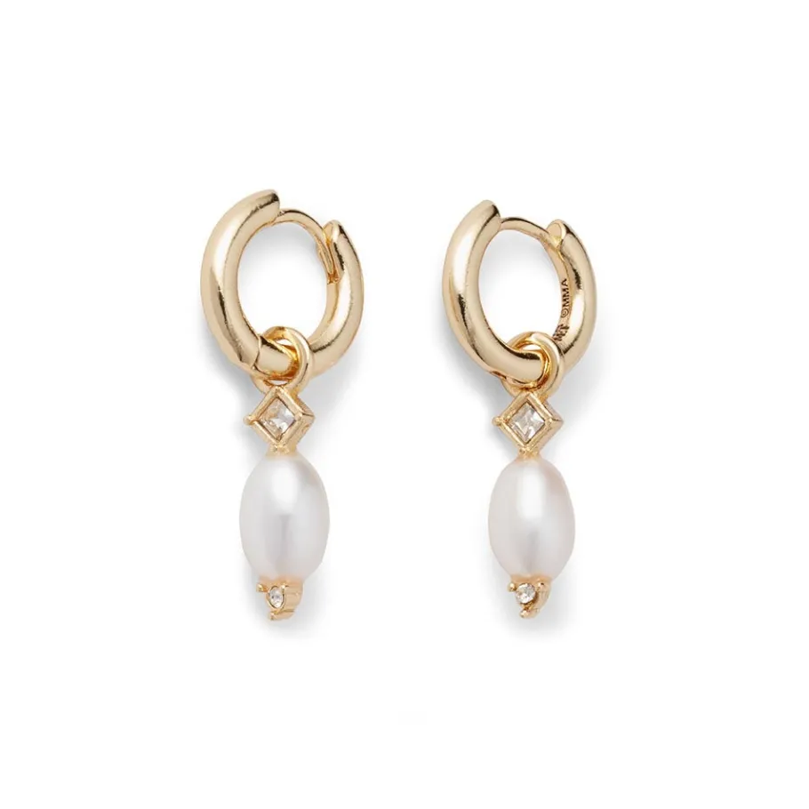 The Met Store Royal Tudor Small Hoop Earrings with Pearls* Earrings