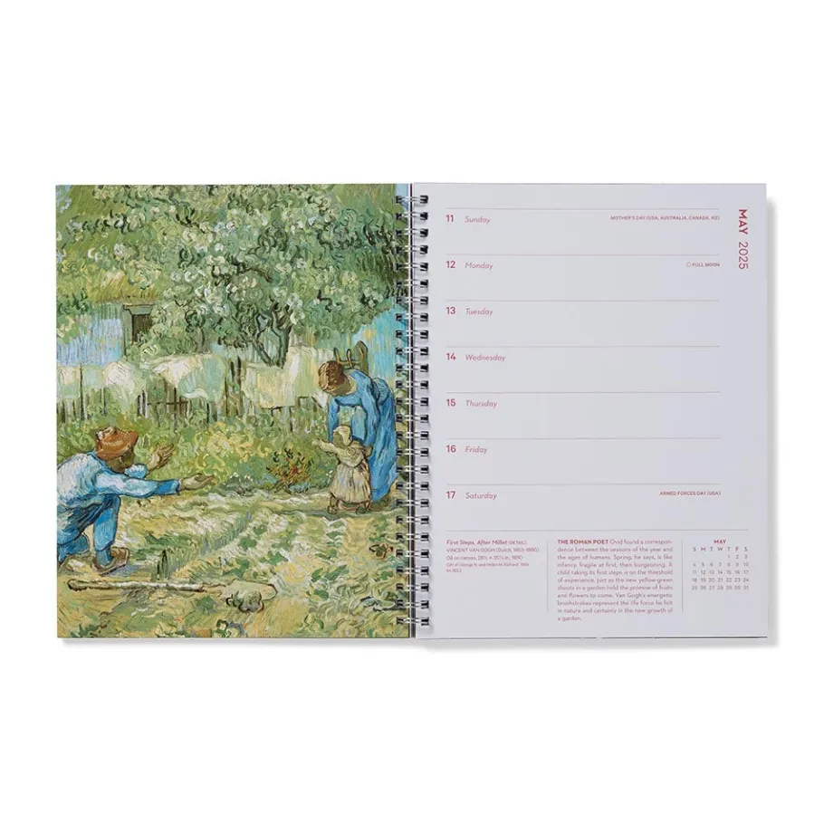 The Met Store Seasons of Impressionism Spiral-Bound Engagement Calendar 2025* Calendars