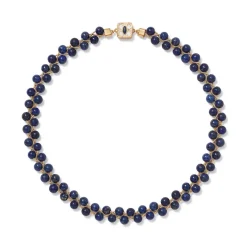 The Met Store Spanish Baldric Lapis Braided Necklace and Elongated Drop Earrings Set* Jewelry Sets