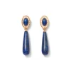The Met Store Spanish Baldric Lapis Elongated Drop Earrings* Earrings