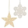 The Met Store 2024 Star and Snowflake Ornament Set* Ornaments