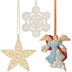 The Met Store 2024 Star, Snowflake, and Angel Tree Ornament Set* Ornaments