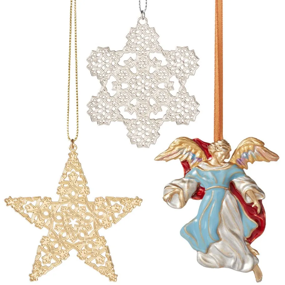 The Met Store 2024 Star, Snowflake, and Angel Tree Ornament Set* Ornaments