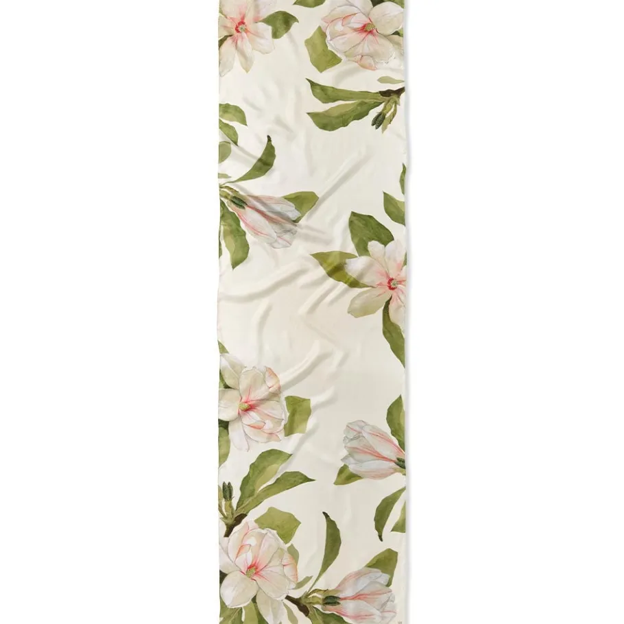 The Met Store Studies of Magnolias Oblong Silk Scarf* Scarves & Wraps