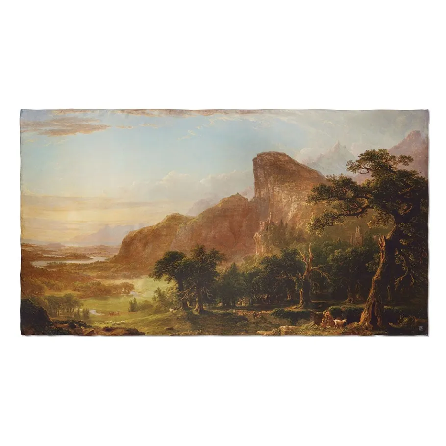 The Met Store Sublime Landscapes Durand Oversize Oblong Silk Scarf* Scarves & Wraps