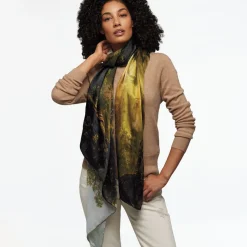 The Met Store Sublime Landscapes Durand Oversize Oblong Silk Scarf* Scarves & Wraps