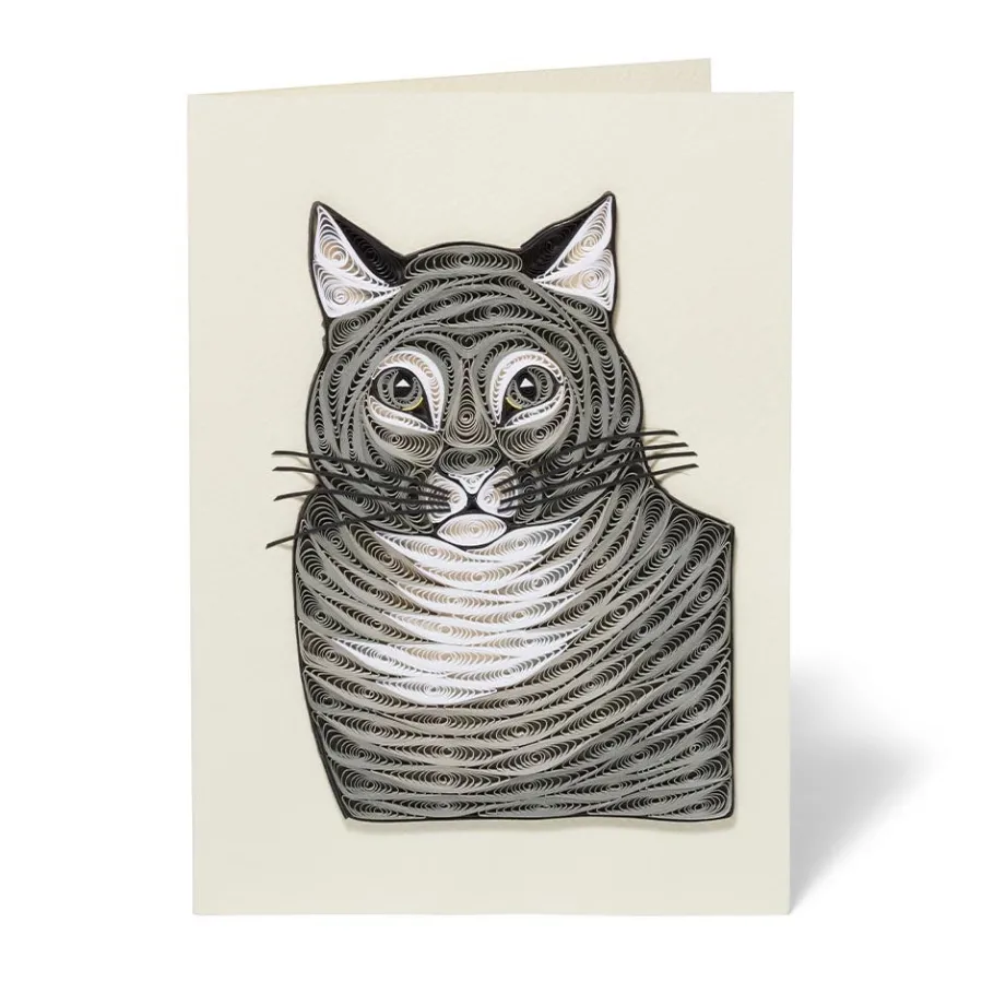 The Met Store The Favorite Cat Quilled Card* Notecards & Correspondence