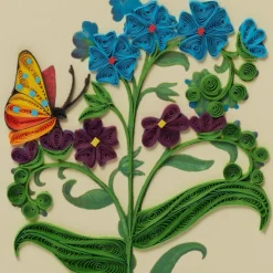 The Met Store The Met Cloisters Garden Forget-Me-Not Quilled Card* Notecards & Correspondence