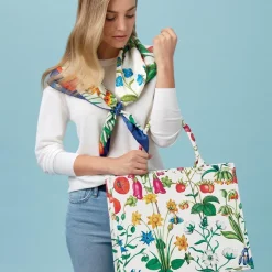 The Met Store The Met Cloisters Garden Square Silk Scarf* Scarves & Wraps