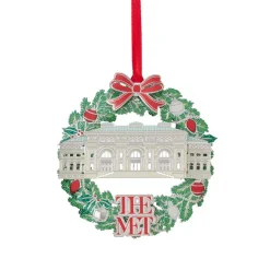The Met Store The Met Facade Wreath Ornament* Ornaments