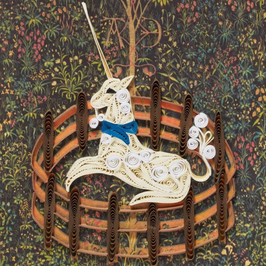 The Met Store Unicorn Quilled Card* Notecards & Correspondence