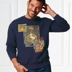 The Met Store Unicorn Tapestries Crew Neck Sweatshirt* Clothing
