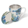 The Met Store Van Gogh Irises Covered Mug with Tea Infuser* Tableware