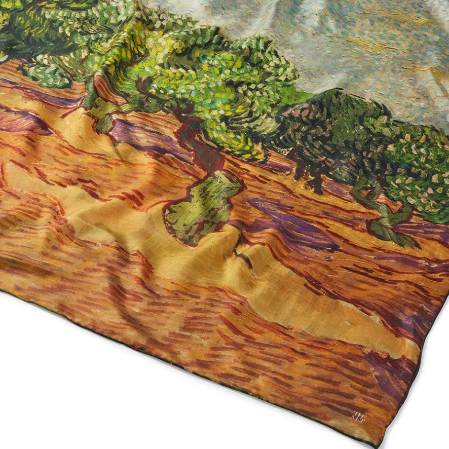 The Met Store Van Gogh Stylized Nature Double-Sided Square Silk Scarf* Scarves & Wraps