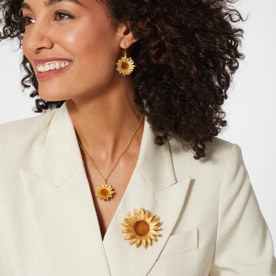 The Met Store Van Gogh Sunflower Brooch* Pins & Brooches