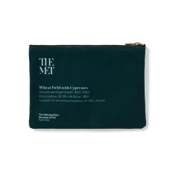 The Met Store Van Gogh Wheat Field with Cypresses Zip Pouch* Bags