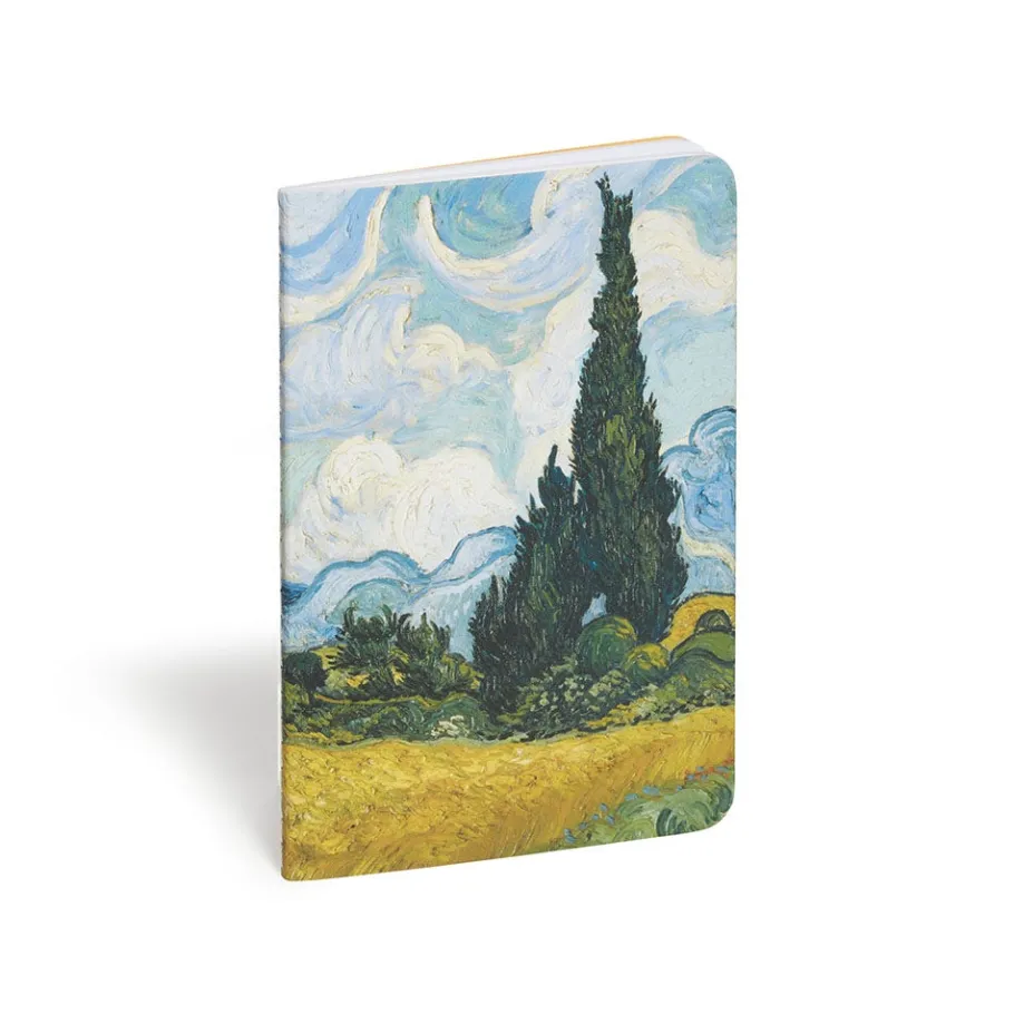 The Met Store Van Gogh Wheat Field with Cypresses Pocket Pad* Journals & Notebooks