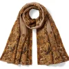 The Met Store Victorian Foliate Jacquard Shawl* Scarves & Wraps