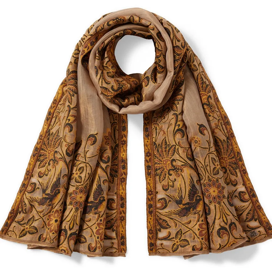The Met Store Victorian Foliate Jacquard Shawl* Scarves & Wraps