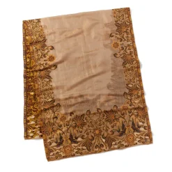 The Met Store Victorian Foliate Jacquard Shawl* Scarves & Wraps