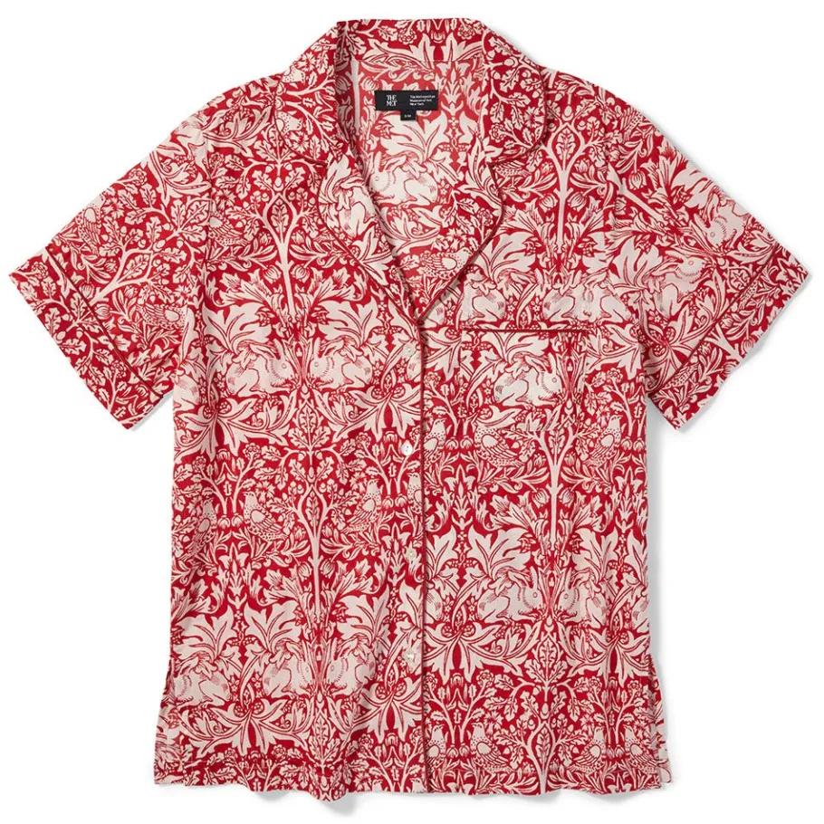 The Met Store William Morris Brother Rabbit Women's Cotton Pajamas* Clothing
