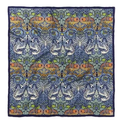 The Met Store William Morris Peacock and Dragon Square Silk Scarf* Scarves & Wraps