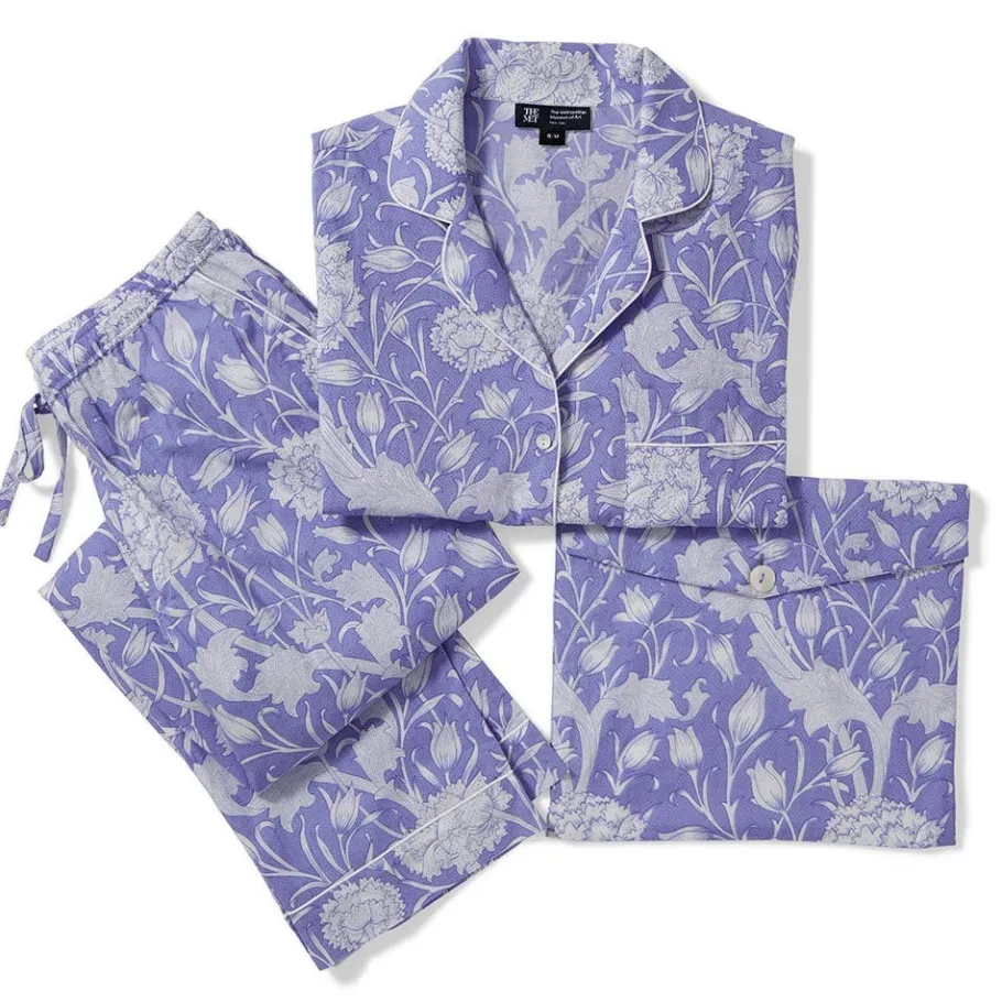 The Met Store William Morris Wild Tulip Women's Cotton Pajamas* Clothing