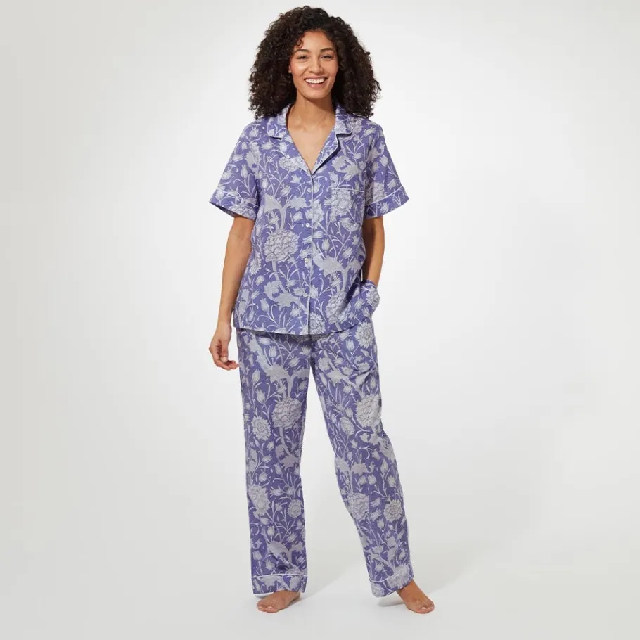 The Met Store William Morris Wild Tulip Women's Cotton Pajamas* Clothing